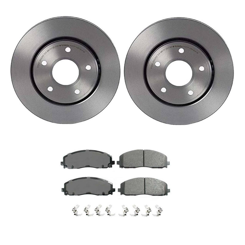Volkswagen Disc Brake Pad and Rotor Kit – Front (302mm) (Ceramic) (ProACT) 7B0615301C