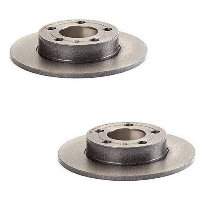 Audi Volkswagen Disc Brake Pad and Rotor Kit – Front and Rear (312mm) (232mm) (Ceramic) (EURO) 8N0615301A