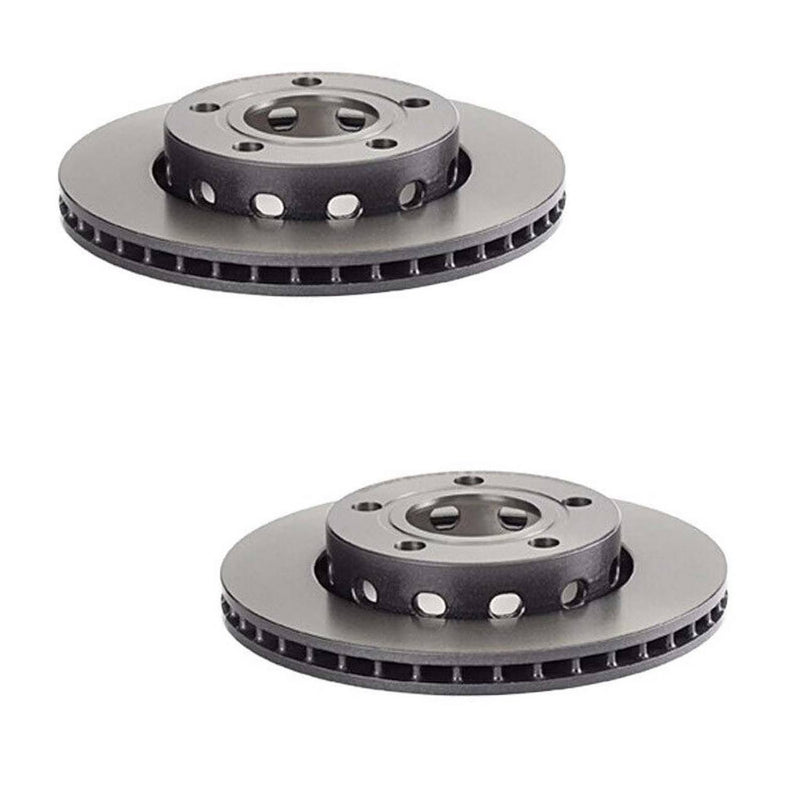 Audi Disc Brake Pad and Rotor Kit – Front and Rear (320mm) (256mm) (Ceramic) (EURO) 8E0615301AD