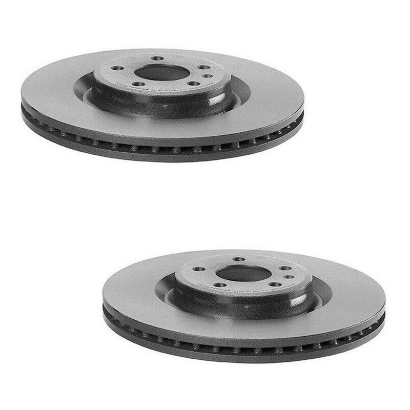 Audi Disc Brake Pad and Rotor Kit – Front and Rear (345mm) (330mm) (Pillar Vented) (Ceramic) (EURO) 95B615301B