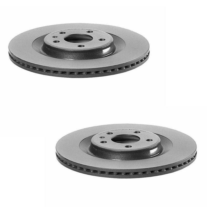 Audi Disc Brake Pad and Rotor Kit – Front and Rear (345mm) (330mm) (Pillar Vented) (Ceramic) (EURO) 95B615301B