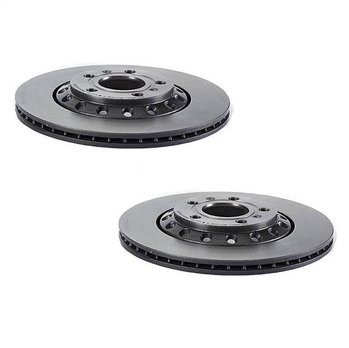 Audi Disc Brake Pad and Rotor Kit – Front and Rear (360mm/310mm) (Ceramic) (EURO) 4E0615301T