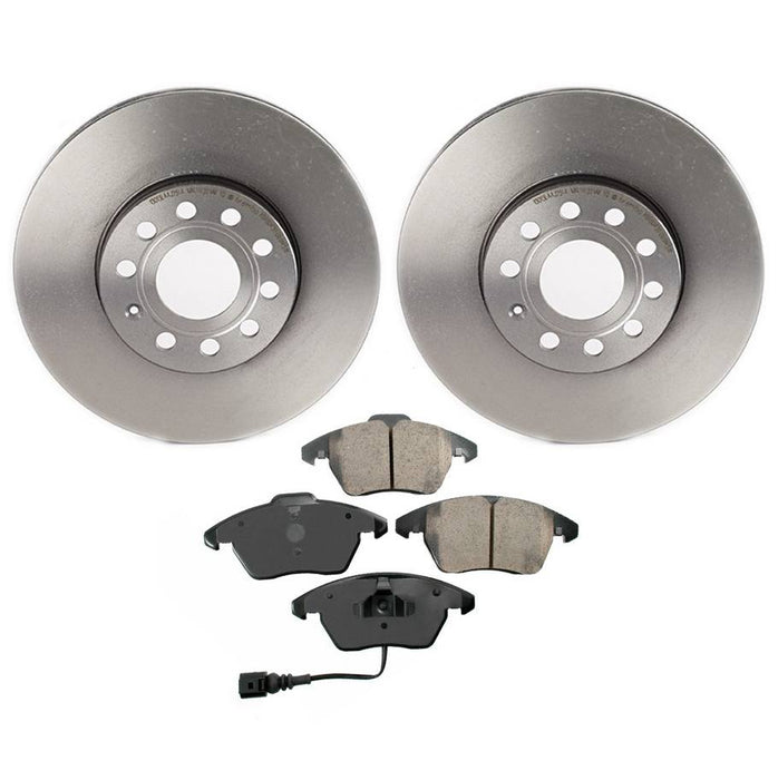 Volkswagen Disc Brake Pad and Rotor Kit – Front (288mm) (Ceramic) (EURO) 5Q0615301H