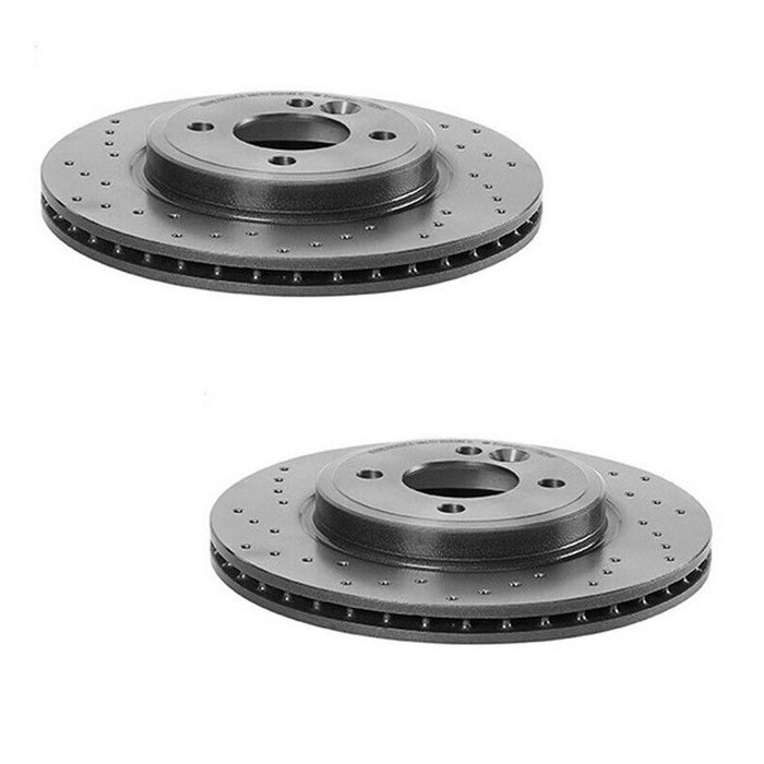 Mini Disc Brake Pad and Rotor Kit – Front (Xtra) (Cross-Drilled) (276mm) (Ceramic) (EURO) 34111502891