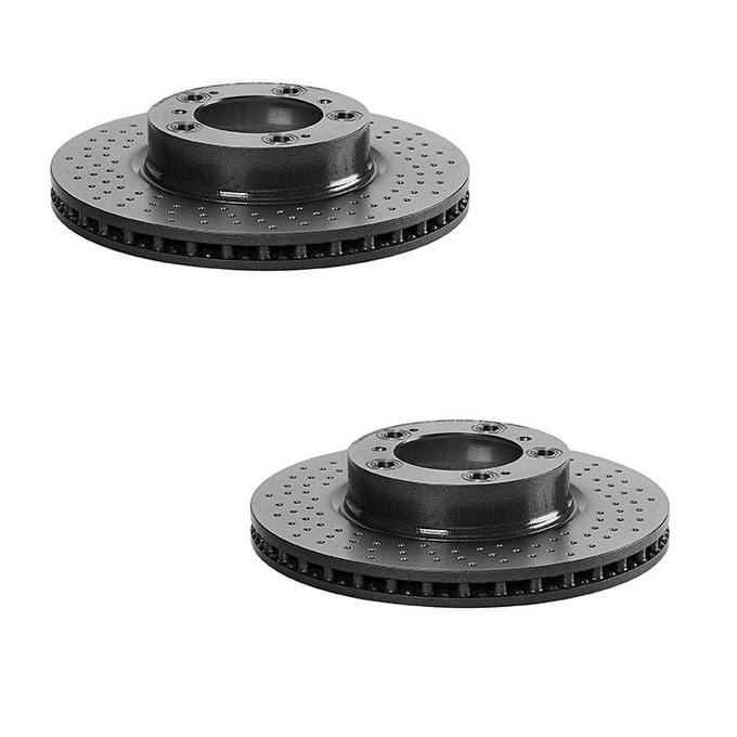 Porsche Disc Brake Pad and Rotor Kit – Front (318mm) (Drilled) (Ceramic) (EURO) 99635140602