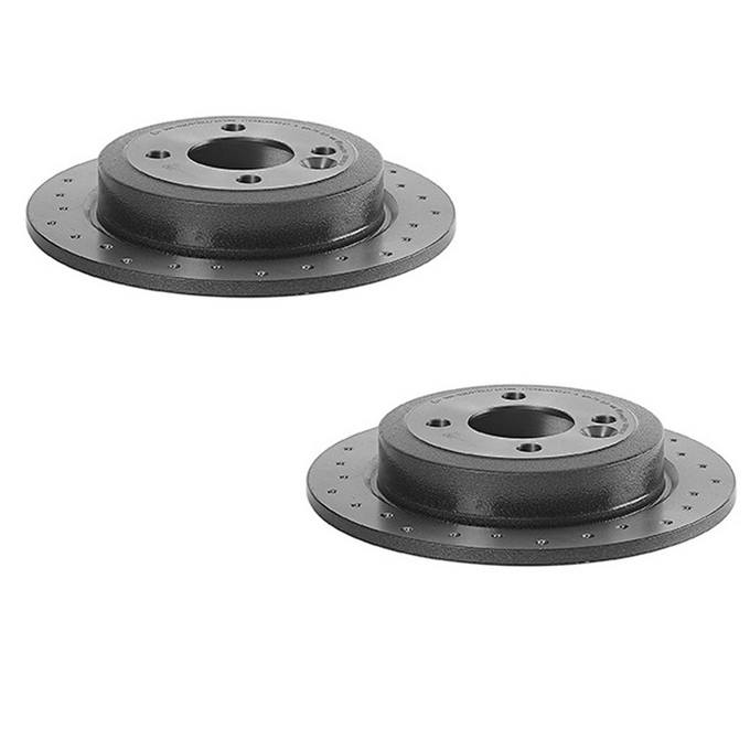 Mini Disc Brake Pad and Rotor Kit – Rear (259mm) (Xtra) (Ceramic) (EURO) 34211503070