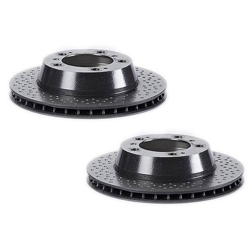 Porsche Disc Brake Pad and Rotor Kit – Rear (299mm) (Ceramic) (EURO) 98735240301