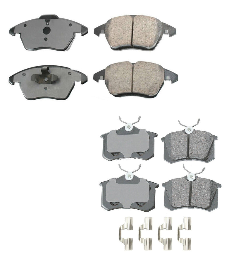 Volkswagen Disc Brake Pad Kit – Front and Rear (Ceramic) (EURO) 5C0698151A