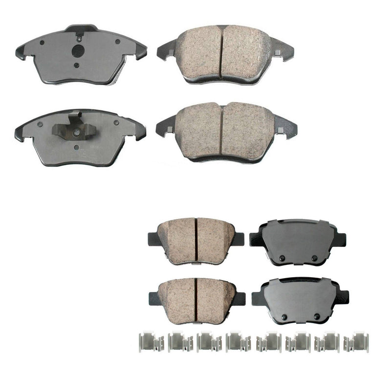 Volkswagen Disc Brake Pad Kit – Front and Rear (Ceramic) (EURO) 5C0698151A