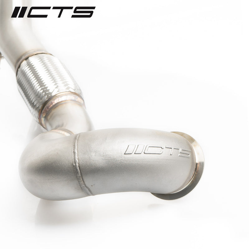 CTS Turbo MQB VW Tiguan and Audi Q3 AWD 1.8T/2.0T Downpipe (2017+)