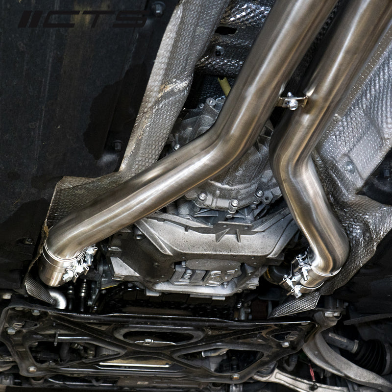 CTS Turbo Audi C7/C7.5 S6/S7/RS7 4.0T Cast Downpipe Race Set