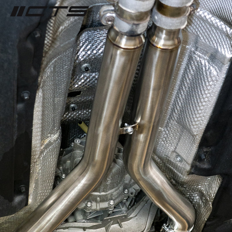 CTS Turbo Audi C7/C7.5 S6/S7/RS7 4.0T Cast Downpipe Race Set