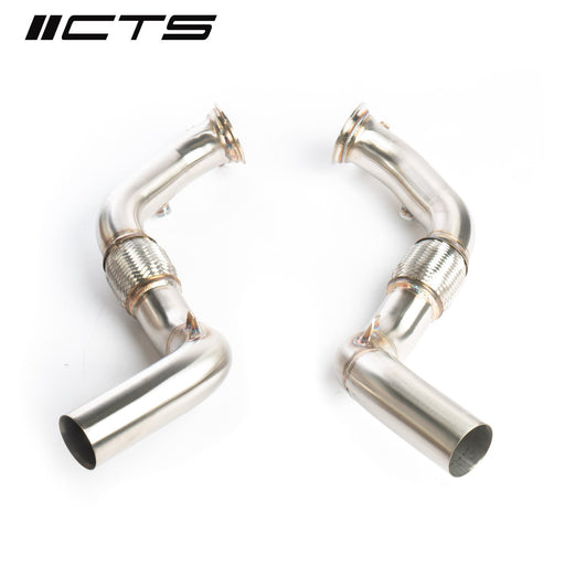 CTS Turbo RACE DOWNPIPE SET for BMW F85 X5M S63 &amp; BMW F86 X6M S63 (2014-2019)