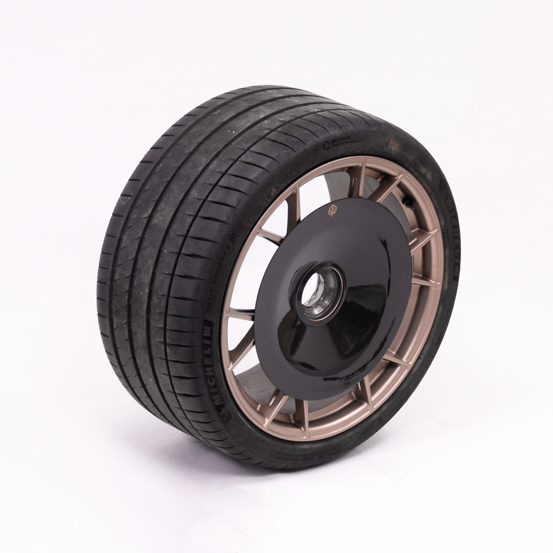 CARBON FIBER AERO DISCS for Porsche GT4 RS (718) - ALU wheels