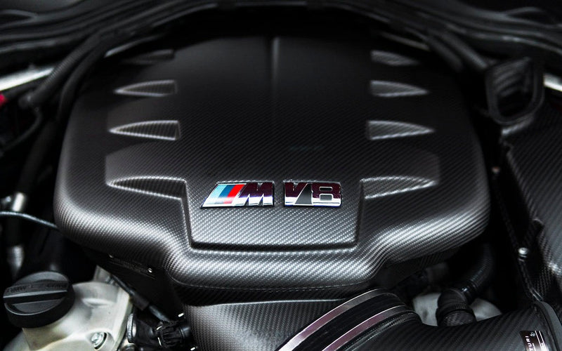 Eventuri BMW E9X M3 (S65) Black Carbon Inlet Plenum - Matte | EVE-E9X-CFM-PLM