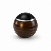 Ebony Walnut Aluminum - Heritage Wooden Shift Knob
