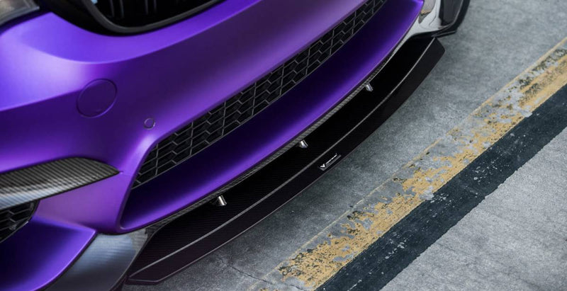 Vorsteiner VRS GTS-V Aero Front Spoiler Carbon Fiber PP 1x1 Glossy - 4220BMV