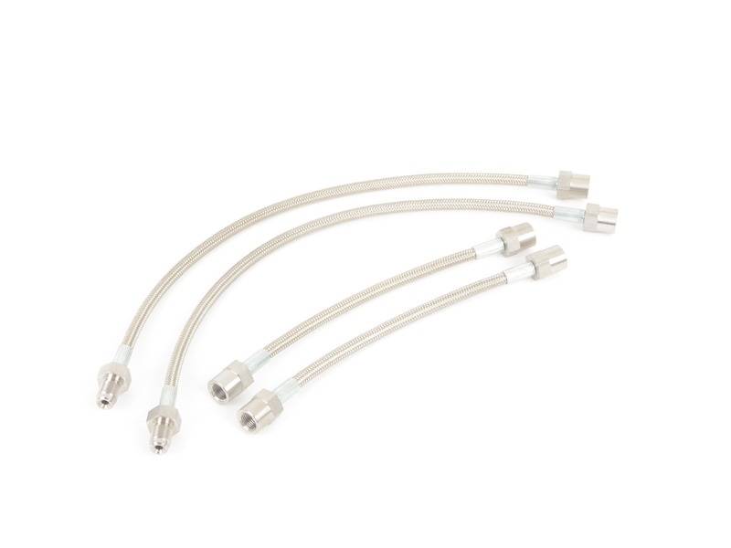 Autotech S/S BRAKE LINES - 4 line set-drum rear