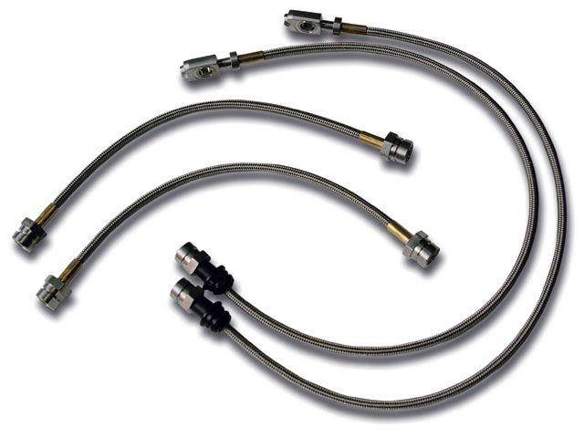 Autotech S/S BRAKE LINES, Mk5 Mk6 2.0T/2.5L (4pc)