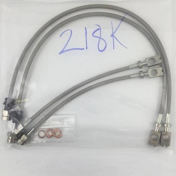 Autotech S/S BRAKE LINES, Mk6 w/ 272mm rear (4pc)
