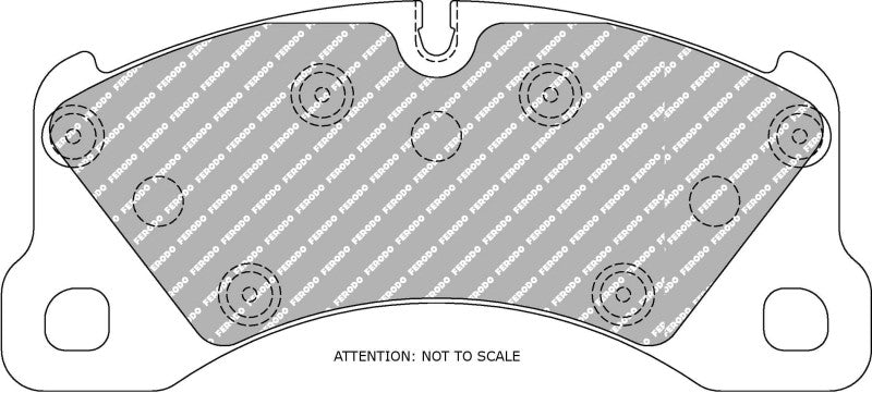 Ferodo DS2500 Racing Brake Pads for Porsche Panamera S, Panamera 4S & more (FCP4064H)