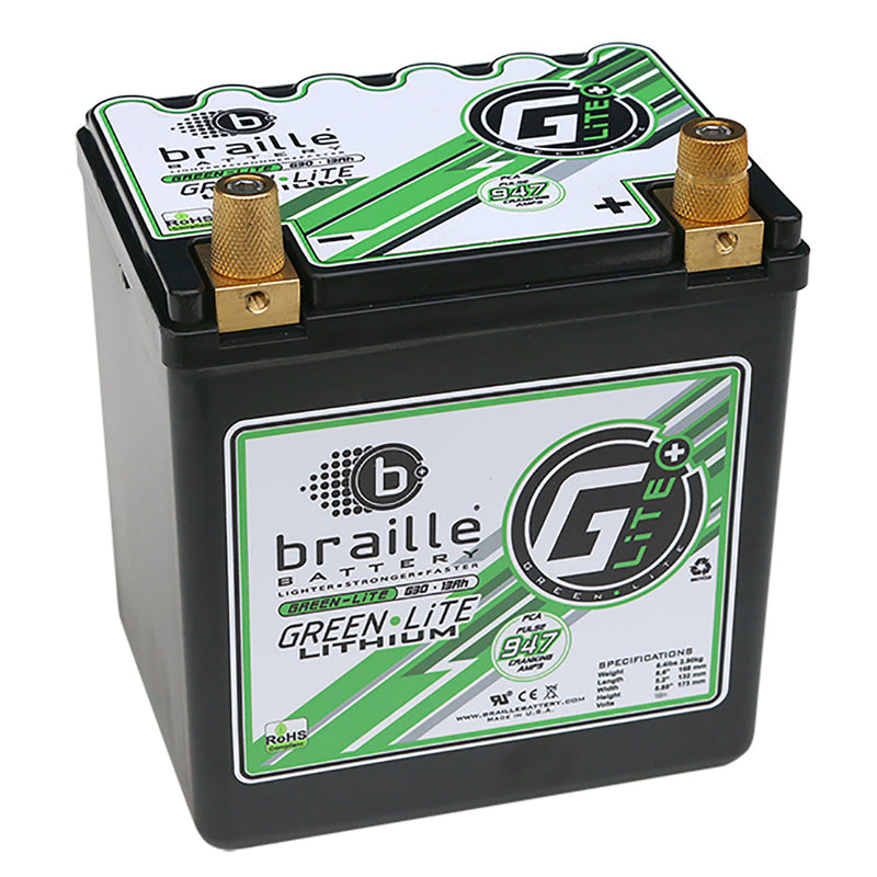 Braille Battery Lithium 12 Volt Battery Green Lite 947 Amps - G30