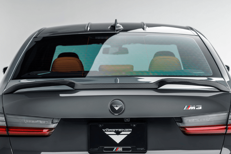 Vorsteiner VRS Aero Decklid Spoiler Carbon Fiber 2x2 Glossy (M3 Only) For BMW M3/M4 G8X - BMV3360
