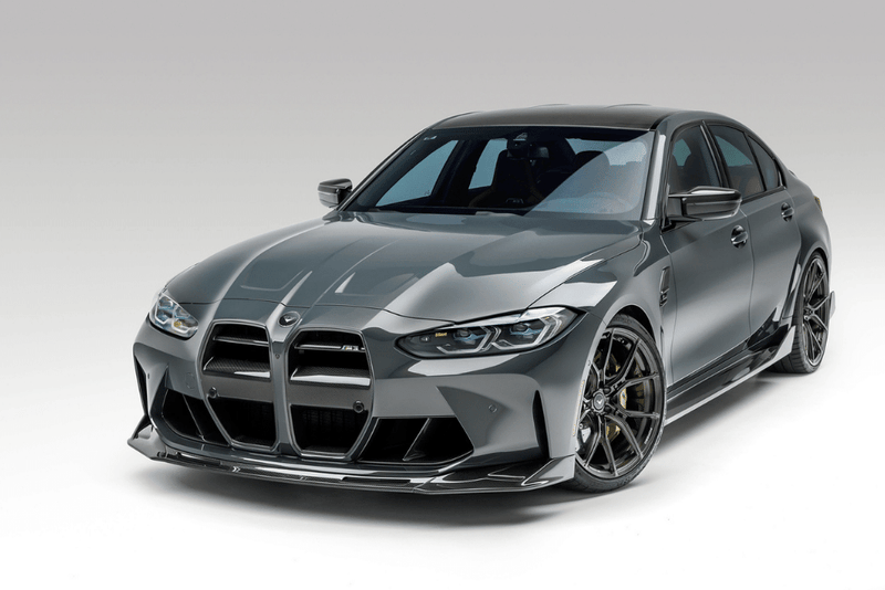 Vorsteiner VRS Aero Front Spoiler Carbon Fiber PP 2x2 Glossy For BMW M3/M4 G8X - BMV3320