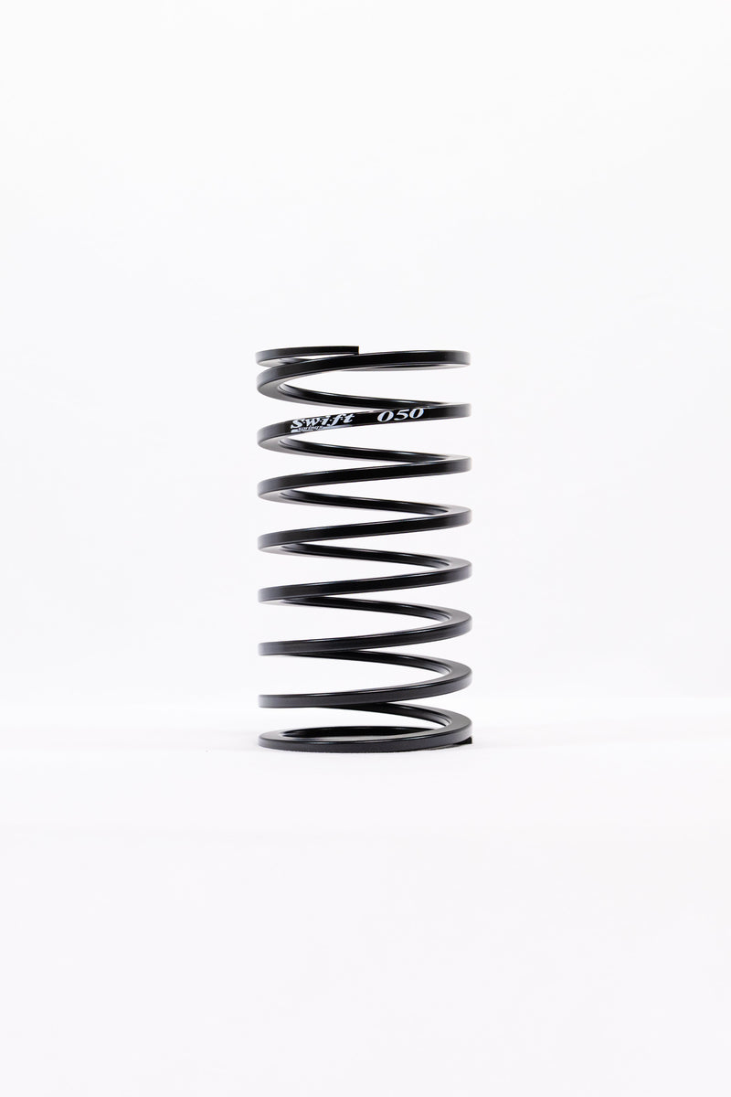 Coil Spring - Take Up - 2.5 in ID - 5 in Length - 50 lb Spring Rate - Steel - Black Powder Coat - Each