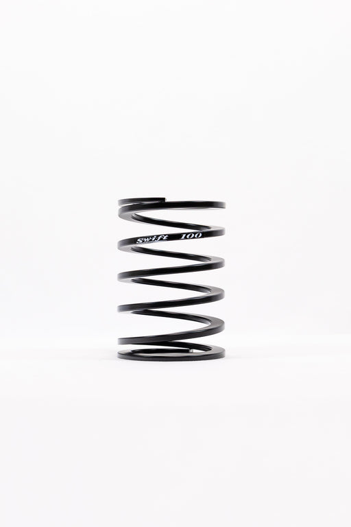 Coil Spring - Take Up - 2.5 in ID - 5 in Length - 100 lb Spring Rate - Steel - Black Powder Coat - Each