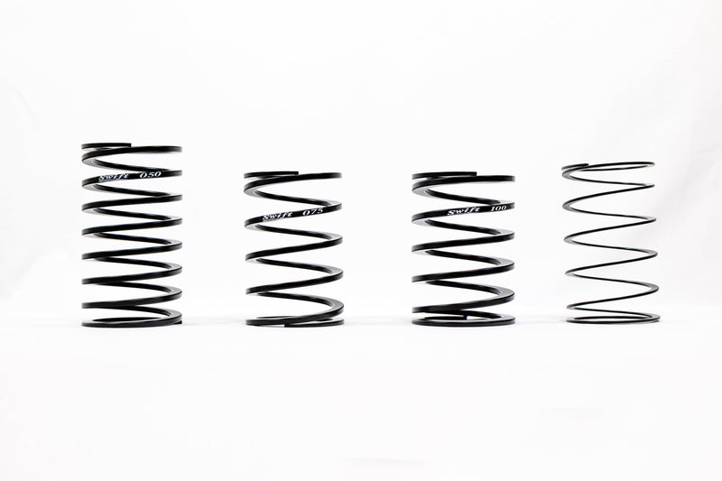 Coil Spring - Take Up - 2.5 in ID - 5 in Length - 50 lb Spring Rate - Steel - Black Powder Coat - Each