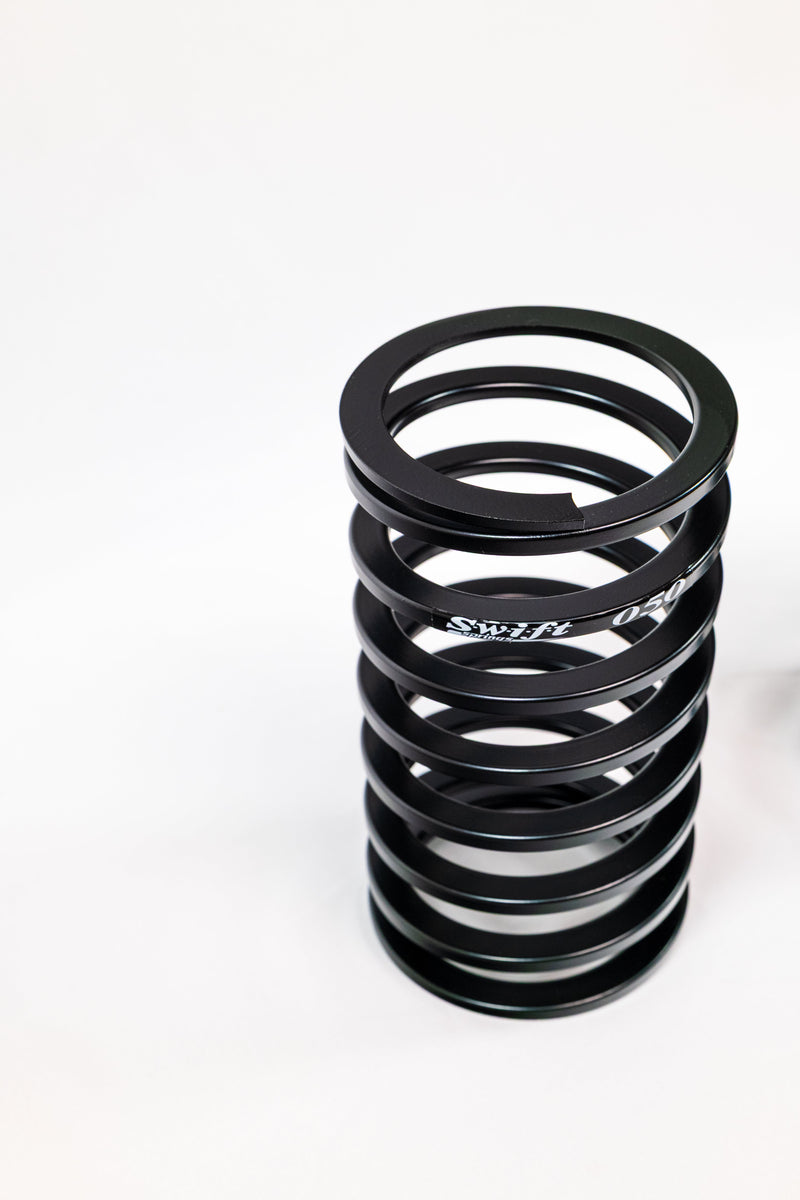Coil Spring - Take Up - 2.5 in ID - 5 in Length - 50 lb Spring Rate - Steel - Black Powder Coat - Each