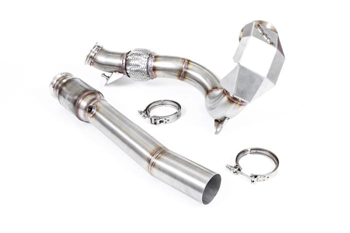 HPA MQB Performance Bundle (FWD) - FR500 IS38 Hybrid (Without Electronics), FWD Downpipe w/ Cat, Intercooler , HPFP, and VADPro VAD32 Vent Display