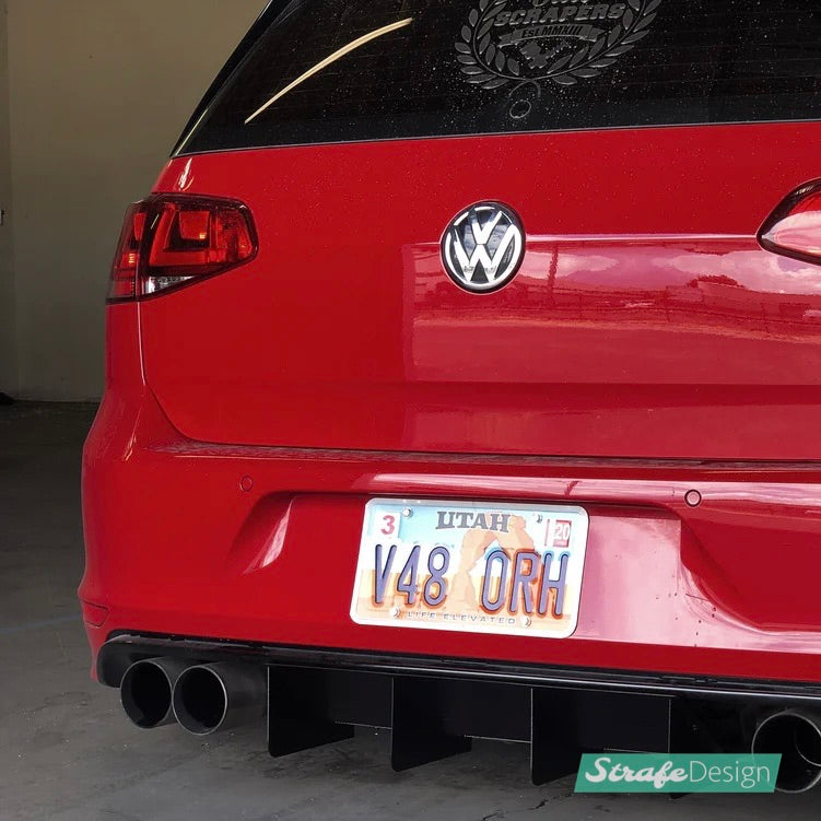 (2015-2021) Volkswagen MK7/7.5 Golf R V4 Rear Diffuser