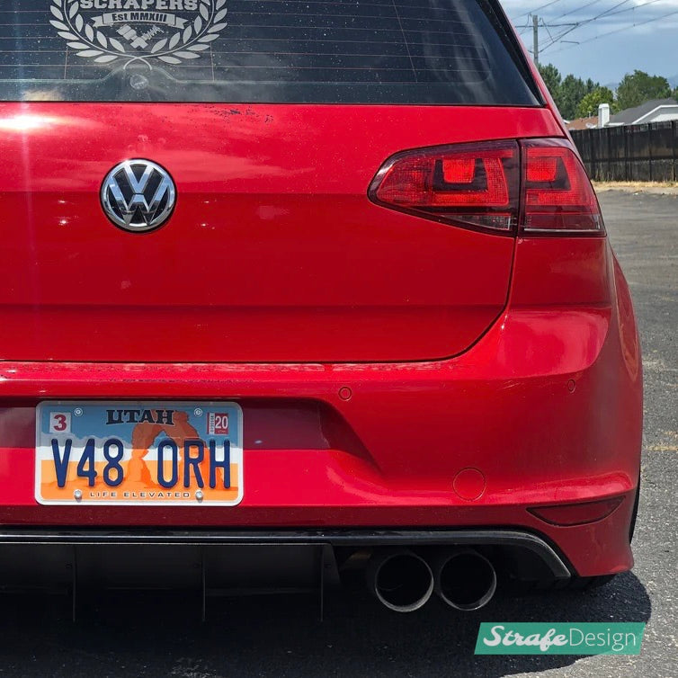 (2015-2021) Volkswagen MK7/7.5 Golf R V4 Rear Diffuser