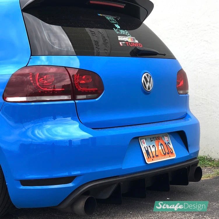 (2010-2014) Volkswagen MK6 GTI V4 Rear Diffuser