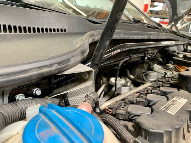 Euro Sport Upper Front Stress Bar - VW Mk5 Golf/Jetta/Rabbit, VW Mk6 Golf/Jetta/GTI/Golf R