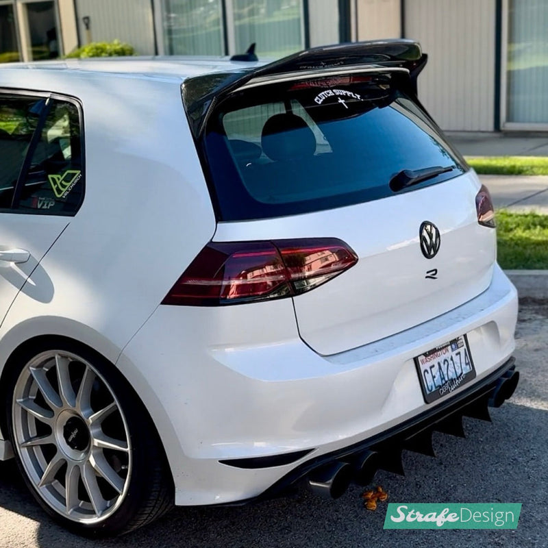 (2015-2021) Volkswagen MK7/7.5 Golf R V4 Rear Diffuser