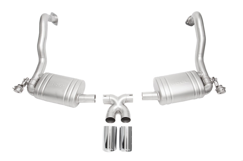 Porsche 981 GT4 / Boxster Spyder / Clubsport SOUL Valved Exhaust System