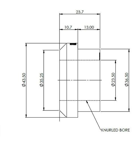 Rear Lower Rearward Control Arm - Outer Bushing Kit
