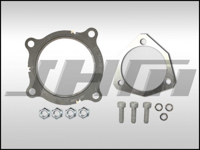 JHM - Hardware Kit FULL w JHM aluminum reusable large ID gasket (JHM) for B7 - A4 2.0T Cat Pipe or Race Pipe
