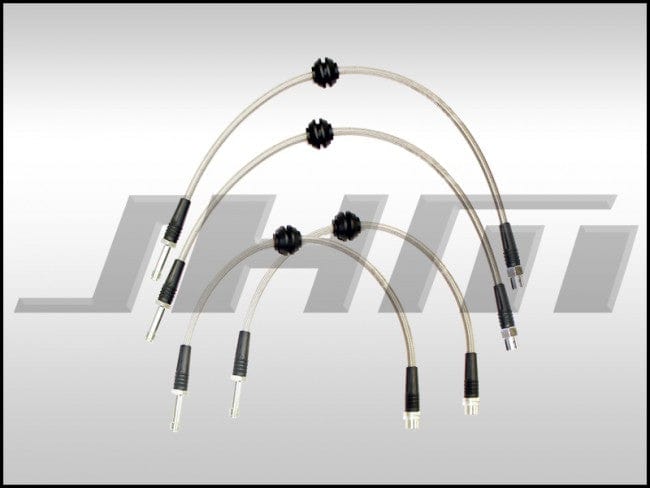 JHM - Brake Line Kit - Stainless (JHM) Front and Rear Lines for B8 A4 - A5