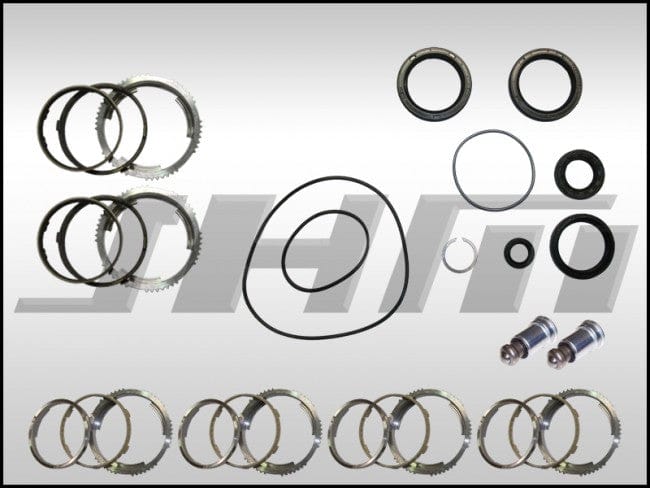 JHM - Transmission Rebuild Kit, 0A3 MT (JHM - Performance), MINIMAL, Seals and Synchros ONLY for B6 - B7 S4 and RS4