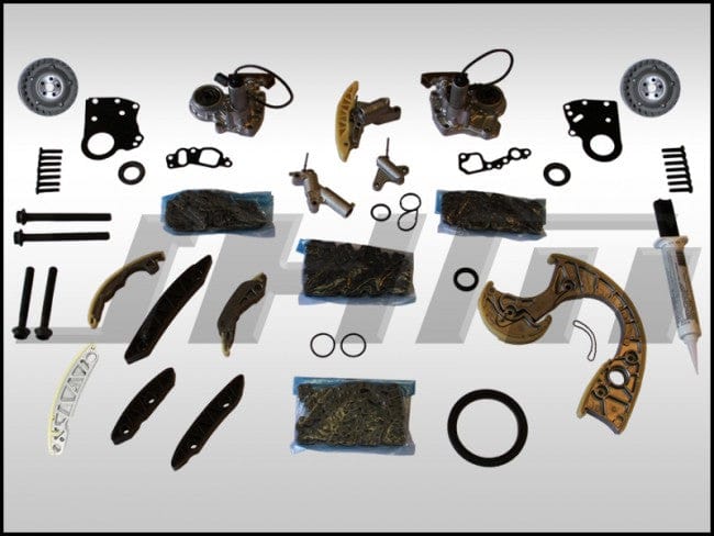 JHM - Timing Chain Service Kit (JHM - OEM) for B6 - B7 S4, C6 A6 and C5 allroad w chain 4.2L 40v - FULL PLUS (NLA)