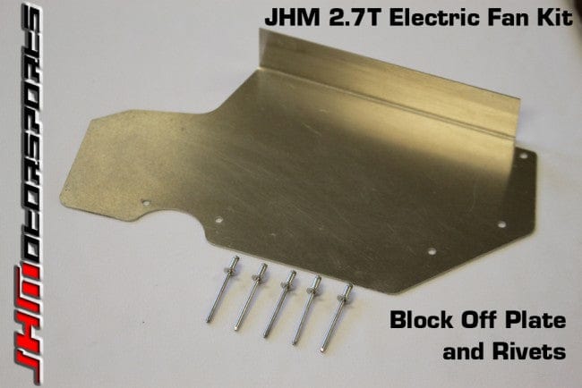 JHM - Electric Fan Kit (EFK) Timing Cover Block Off Plate for B5 - S4, C5 A6 - allroad 2.7T