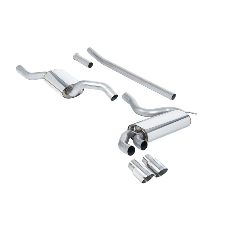 Milltek Downpipe-back Exhaust Audi Coupe UR Quattro 10v Turbo 81-89