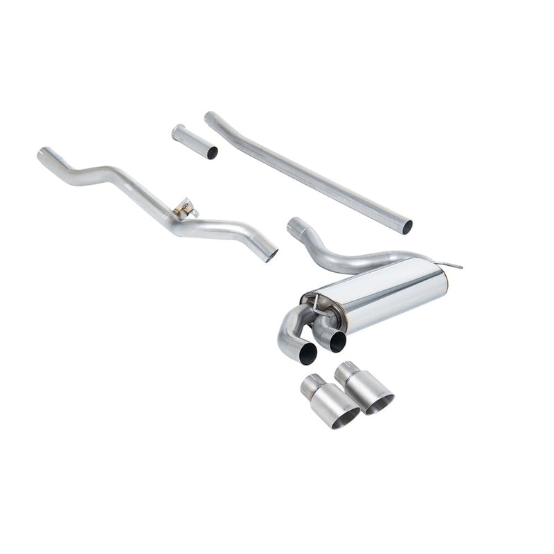 Milltek Downpipe-back Exhaust Audi Coupe UR Quattro 10v Turbo 81-89