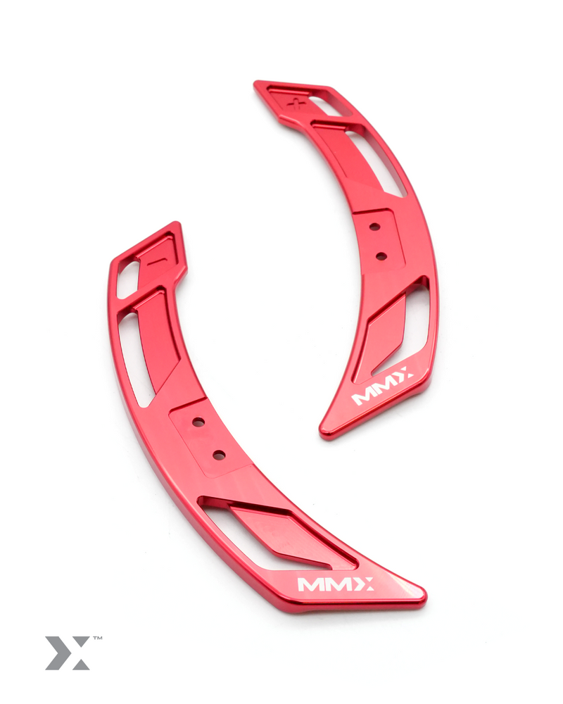 MMX Gear shift paddles | F Series | Titanium Magnetic Paddle Inc Fitting kit