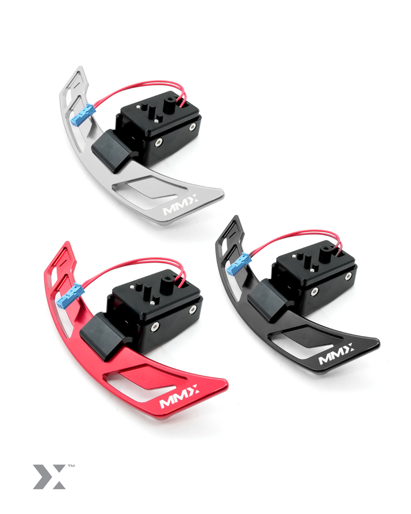 MMX Gear shift paddles | F Series | Titanium Magnetic Paddle Inc Fitting kit