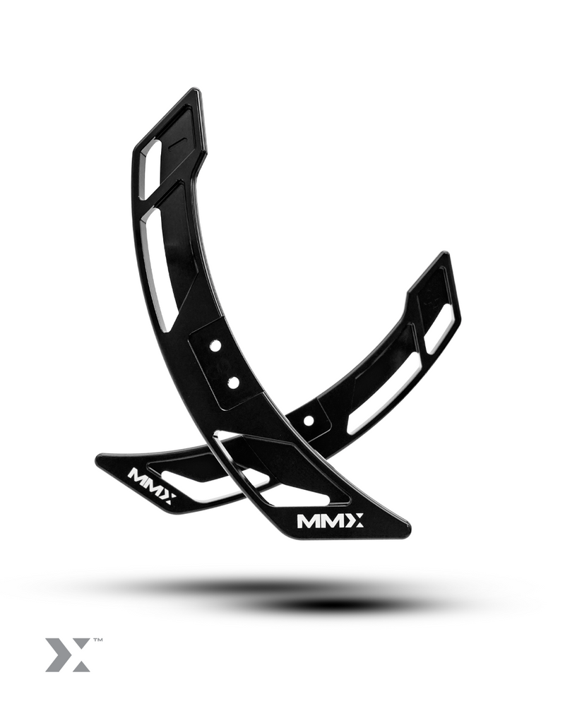 MMX Gear shift paddles | F Series | Titanium Magnetic Paddle Inc Fitting kit